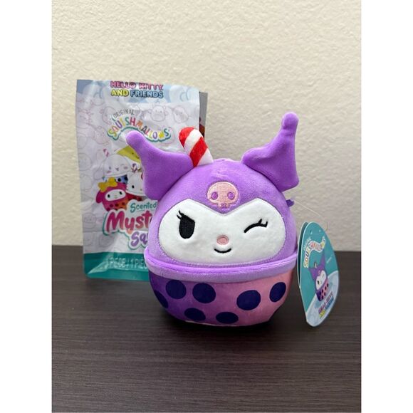 Squishmallows Accessories - Squishmallows Sanrio Hello Kitty & Friends Boba Scented Mystery Plush - Kuromi